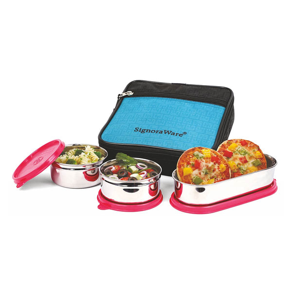 Health Bite Steel Lunch Box