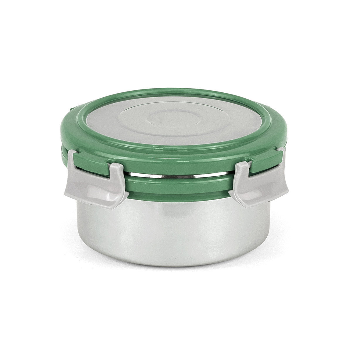 Lock N Store Steel Container Round with Steel lid 350ml – Signoraware