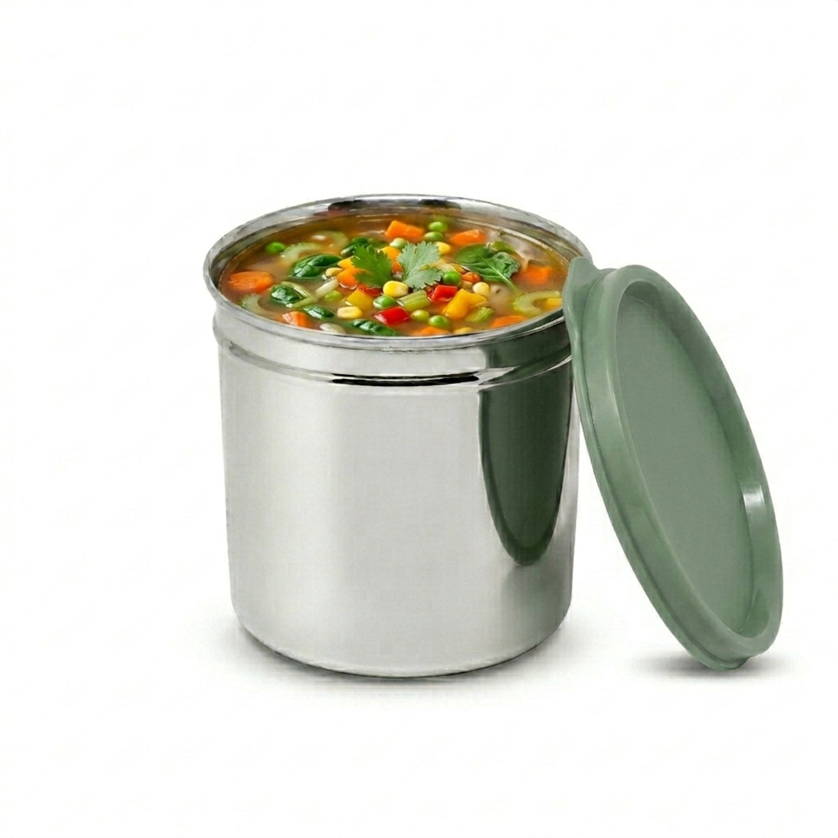 Vegetable/Soup Steel Container 500ml