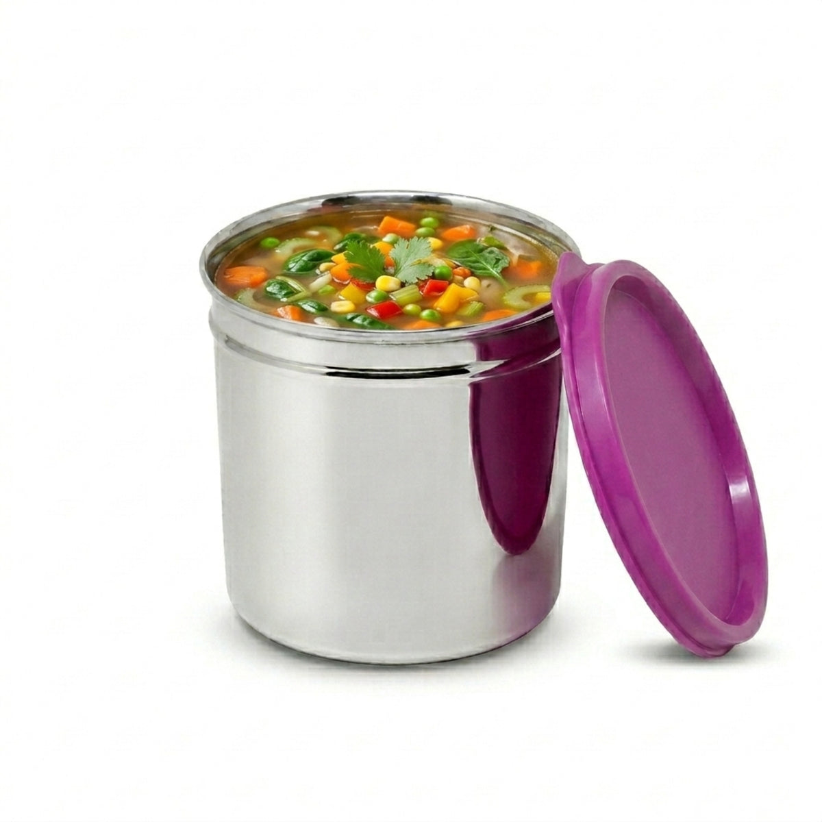 Vegetable/Soup Steel Container 500ml