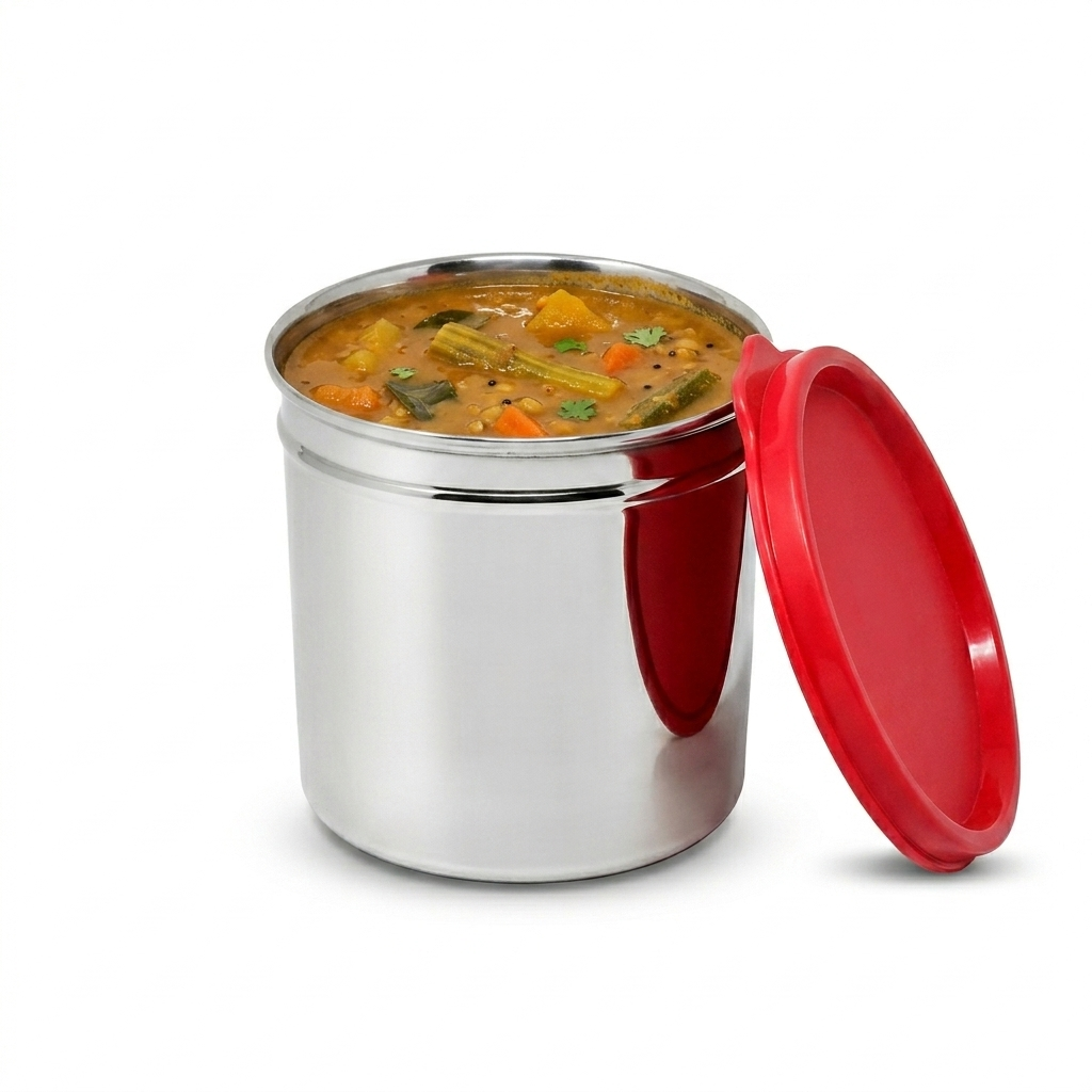 Vegetable/Soup Steel Container 500ml