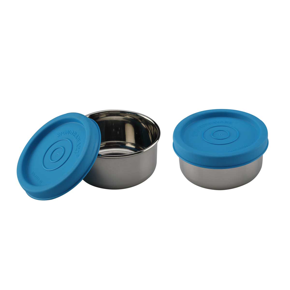 virtue meal time 2 Round Steel Small | Set of 2 | 280 ml Each