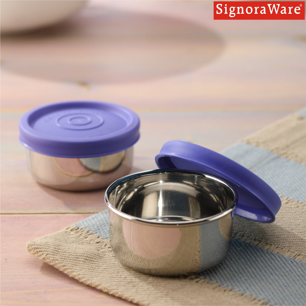 Nano Round Steel Small | Set of 2 | 50 ml Each
