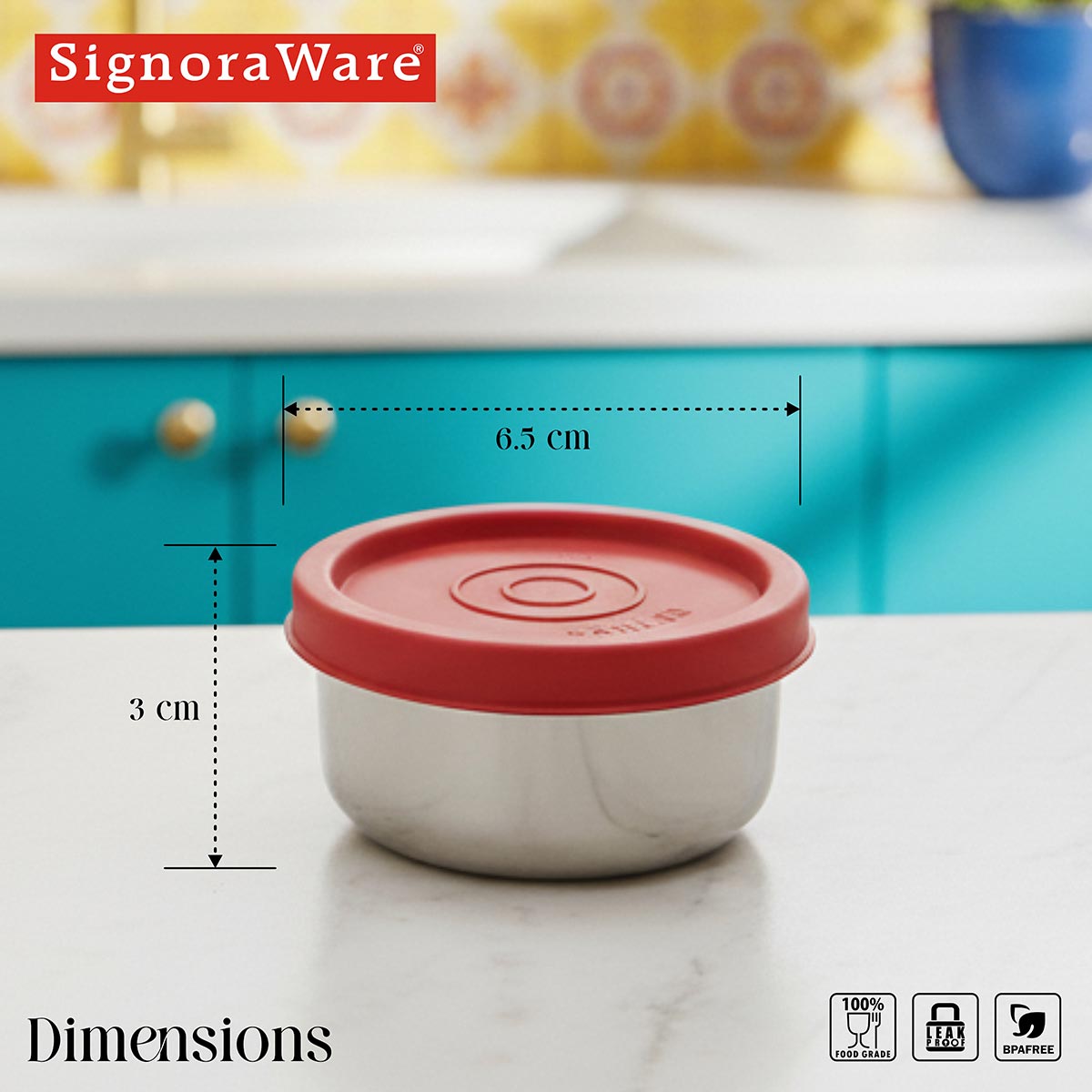 Nano Round Steel Small | Set of 2 | 50 ml Each