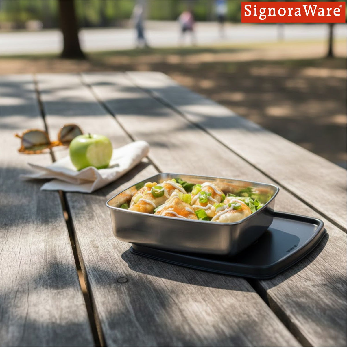 Smart 'N' Slim Steel Container 400 ml.