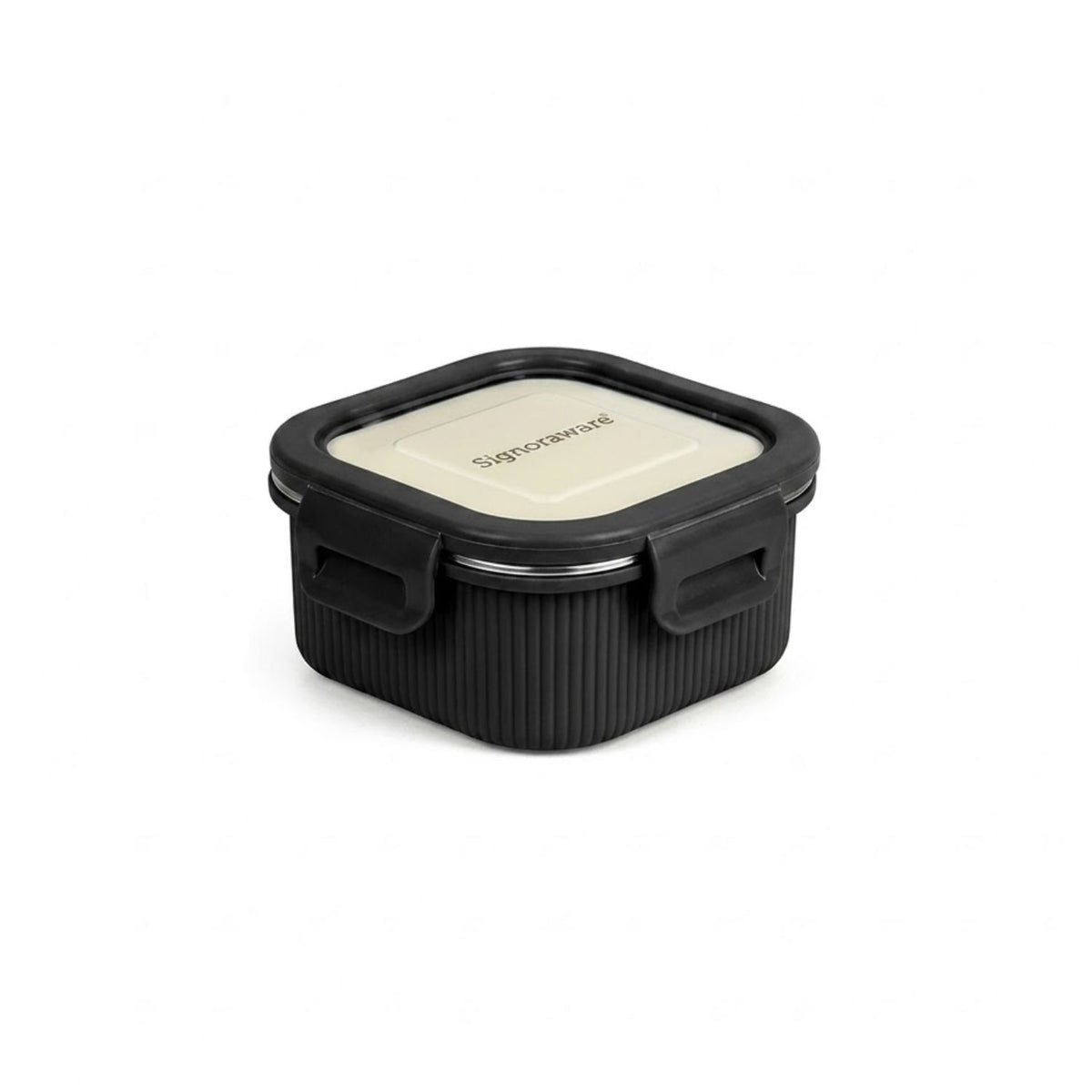 Lock N Store Microsafe Steel Square with Steel Lid 300 ml