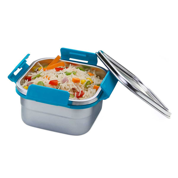Squarex Steel Box with Steel Lid 500 ml