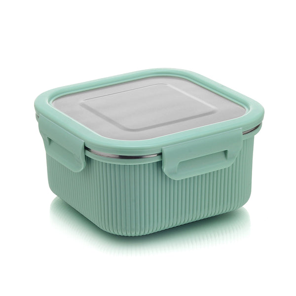 Lock 'N' Store Microsafe Steel Container Square 1500 ml