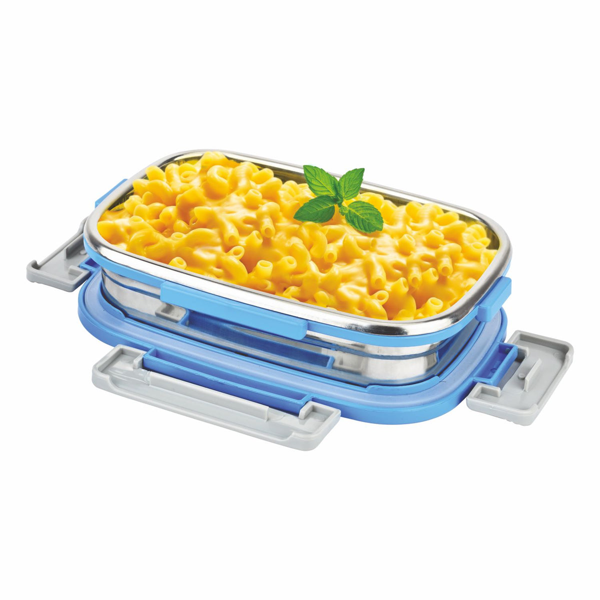 Lock N Store Steel Rectangular 650 ml. with Steel Lid