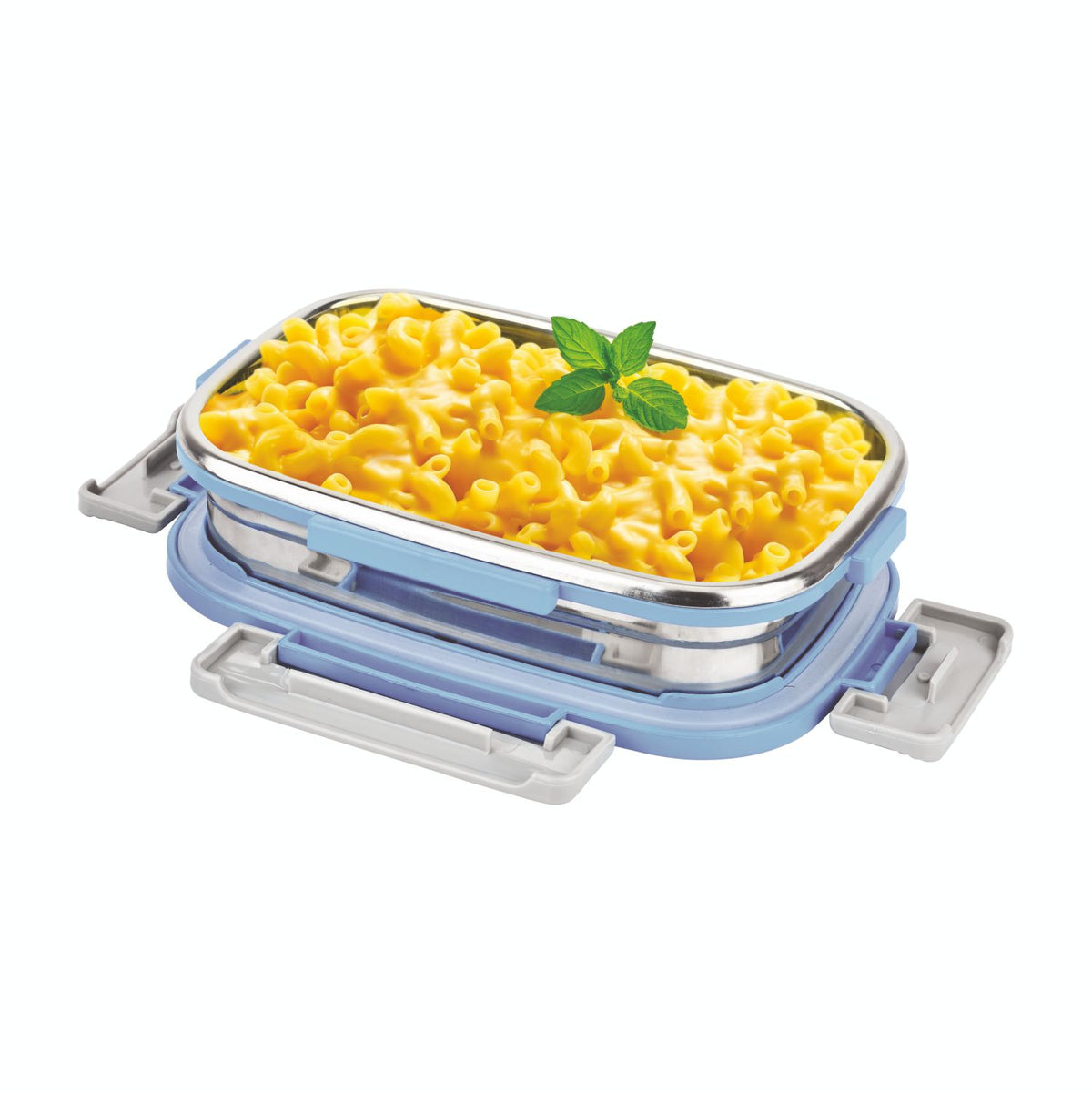 Lock N Store Steel Rectangular 650 ml. with Steel Lid