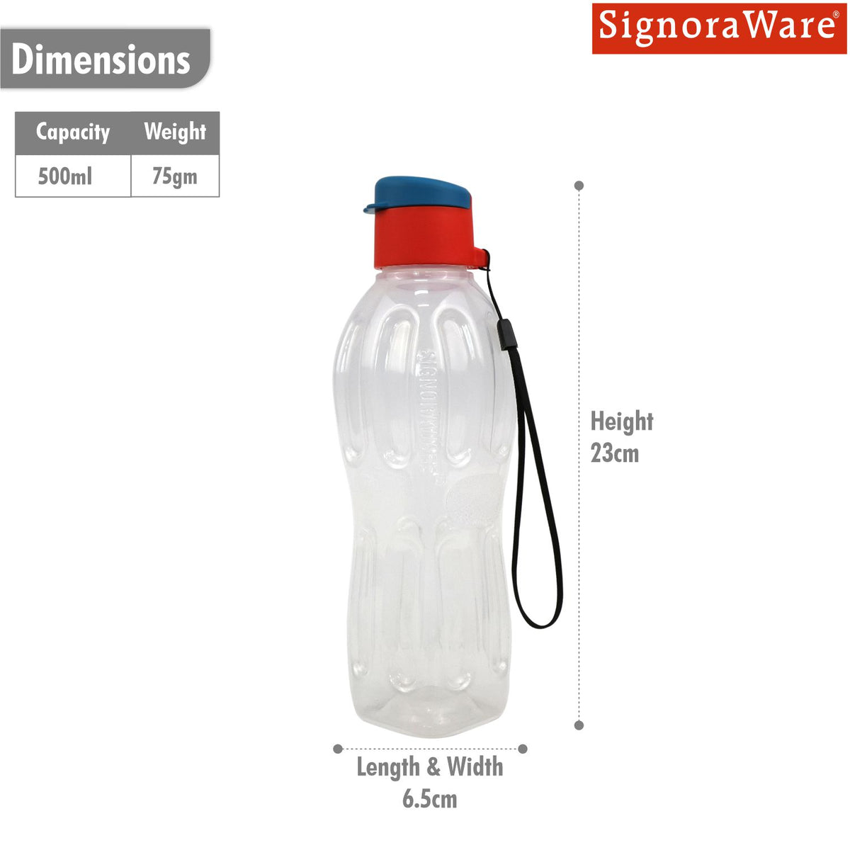 Fliptop Aqua Fresh Bottle 500 ml.