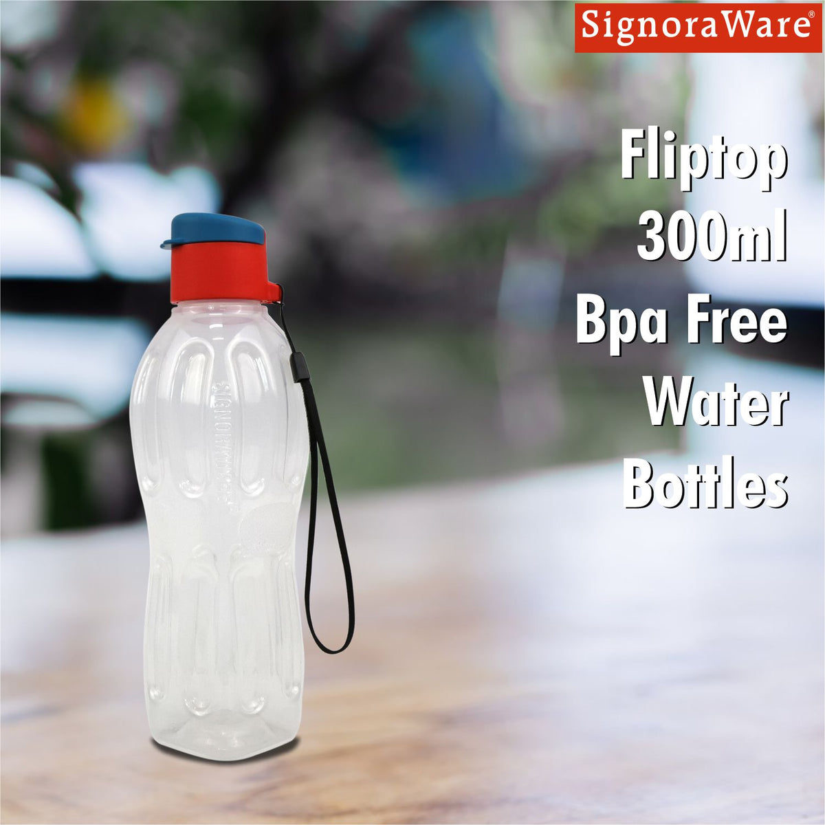 Flip Top Aqua Fresh Bottle 300 ml.