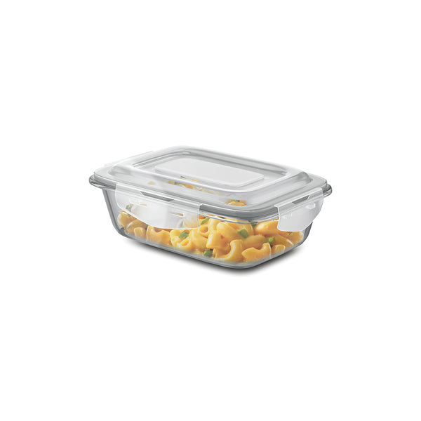 Safe Store Tempered Glass Container Rectangular 370ml