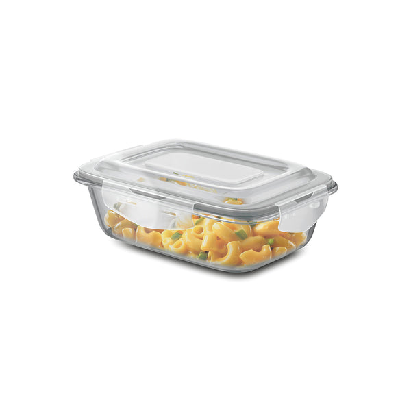 Safe Store Tempered Glass Container Rectangular 640ml
