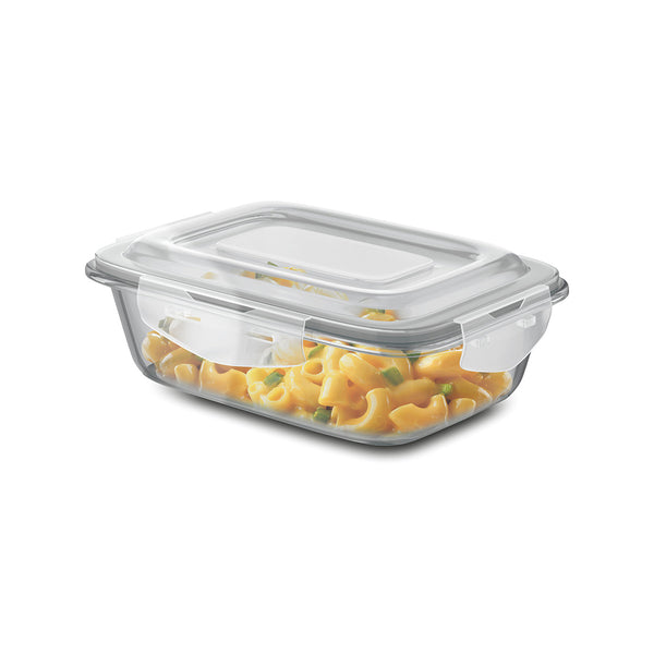 Safe Store Tempered Glass Container Rectangular 1040ml