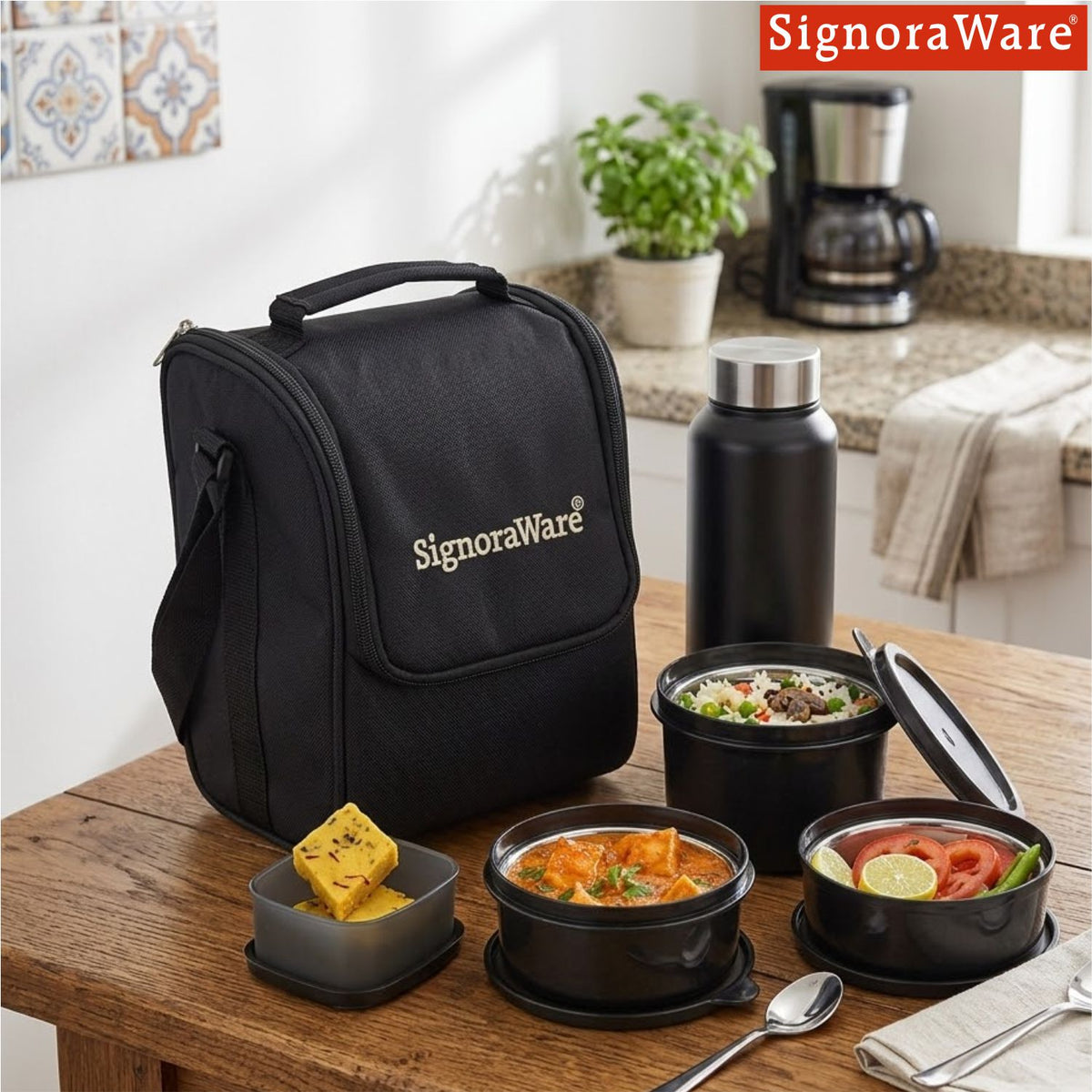 Signoraware Monarch Premium Microwave Safe Lunch Box
