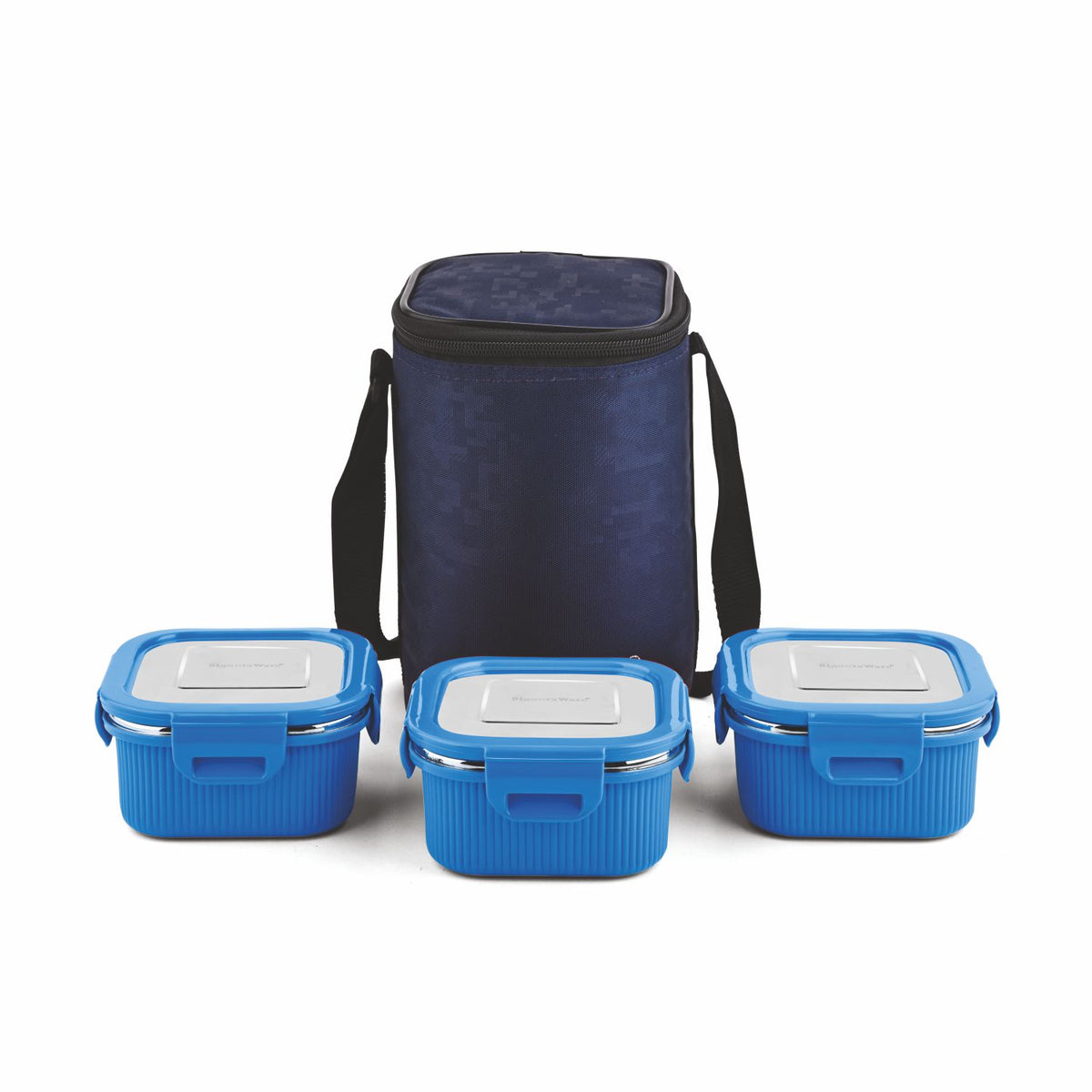 Box Bite Microsafe Stainless Steel Lunch Box Square