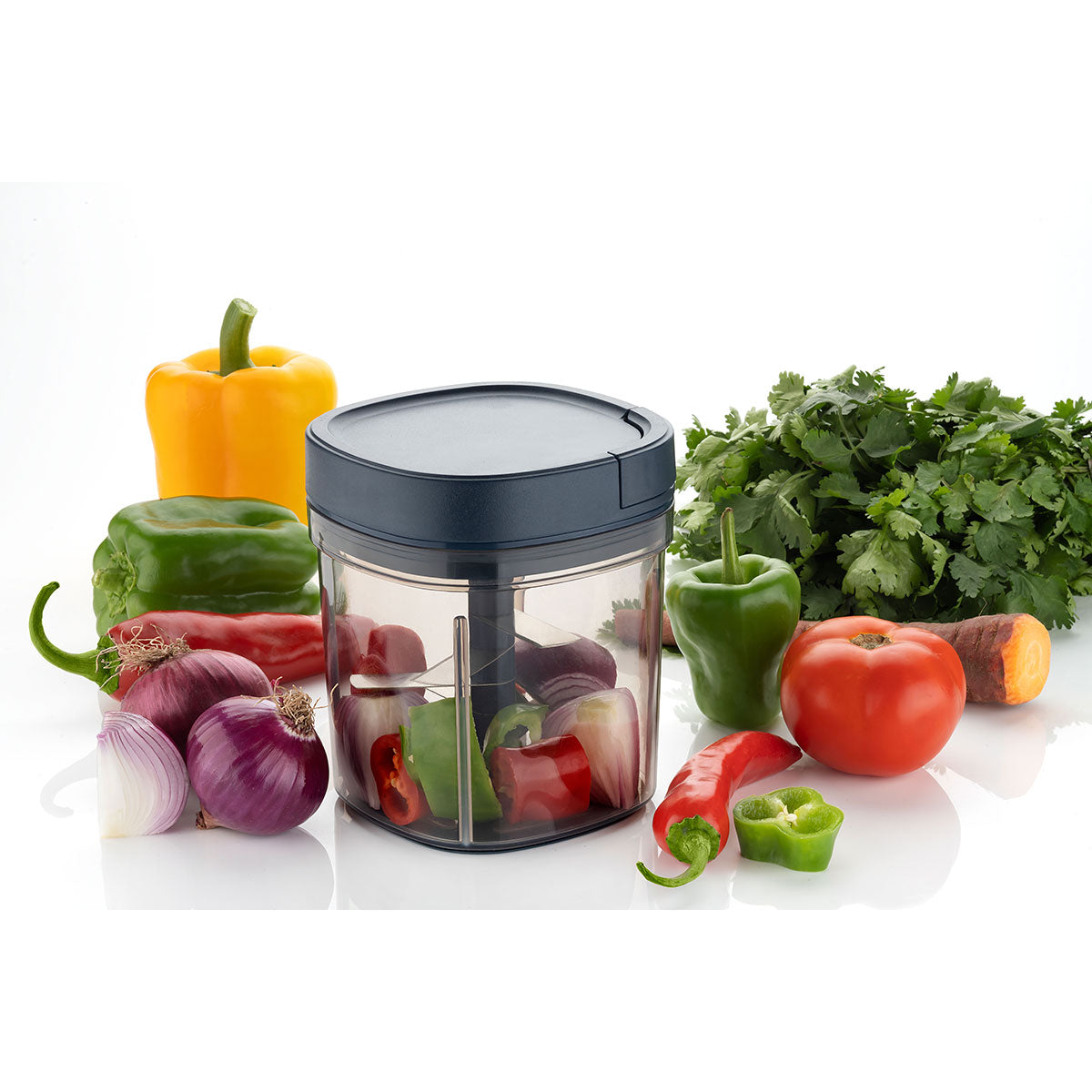 Food Master Chopper Square with 6 Blades (900 ml) – Signoraware
