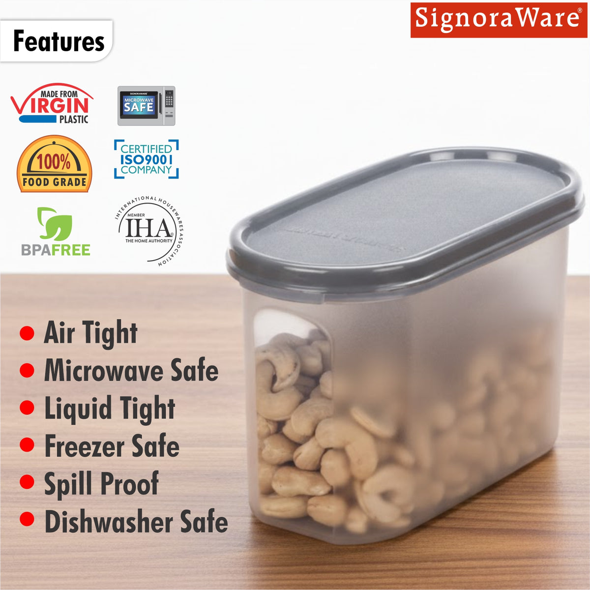 Modular Container Oval No.2, 1.1 litre