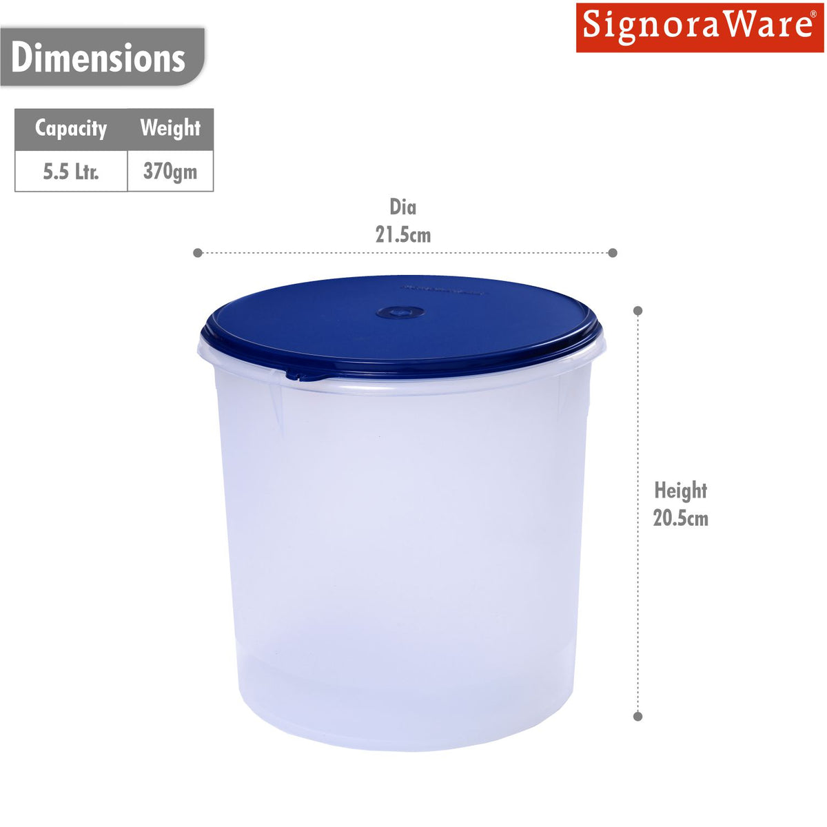 Modular Round 5.5 Ltr.
