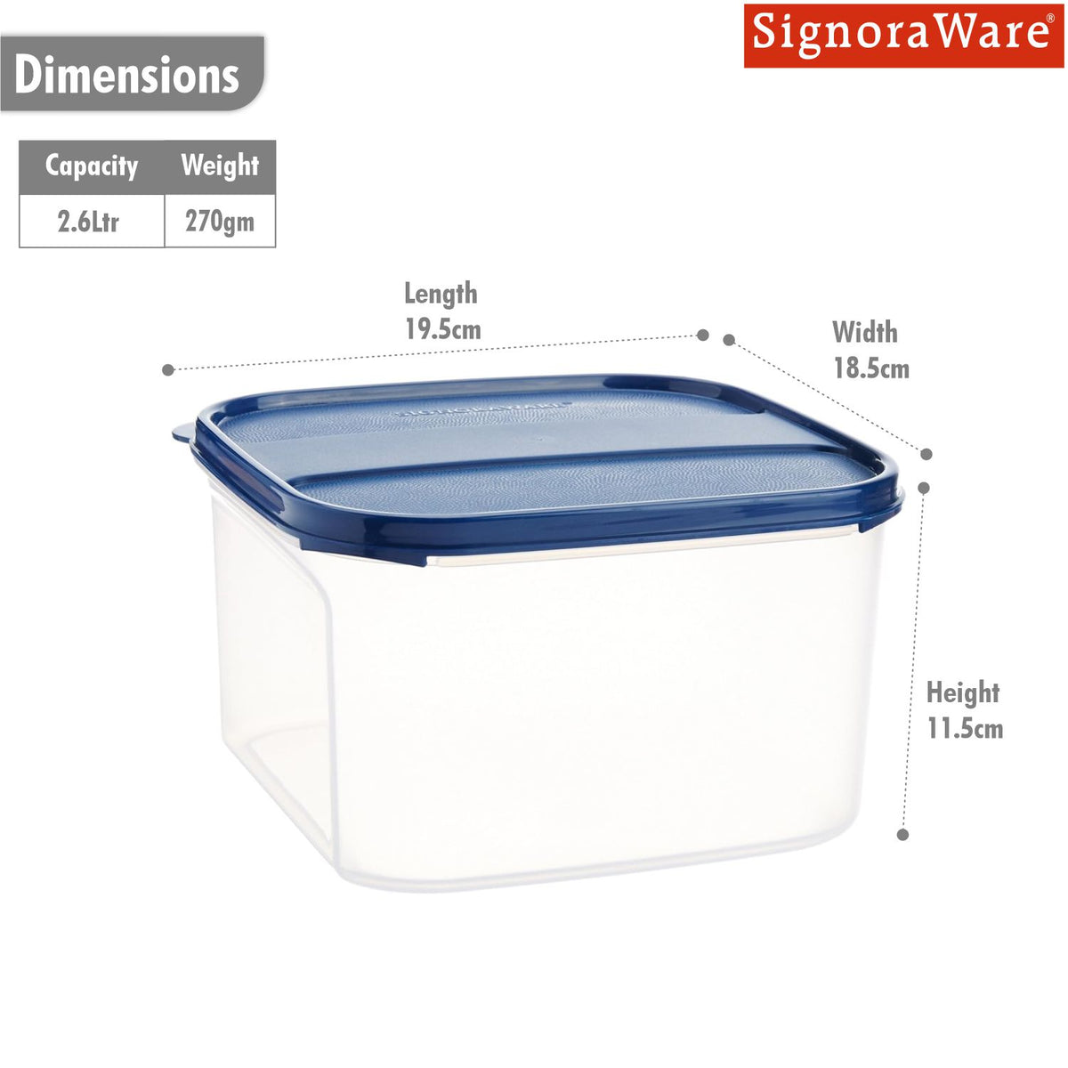 Modular Square 2.6 Ltr.