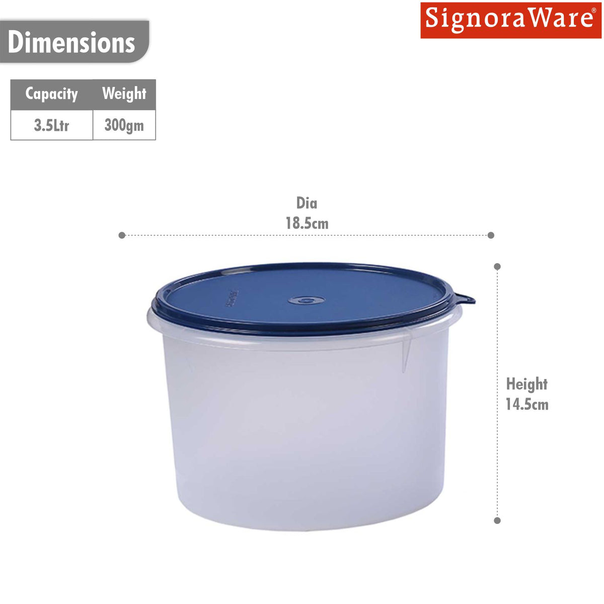 Store Well Container 3.5 Ltr