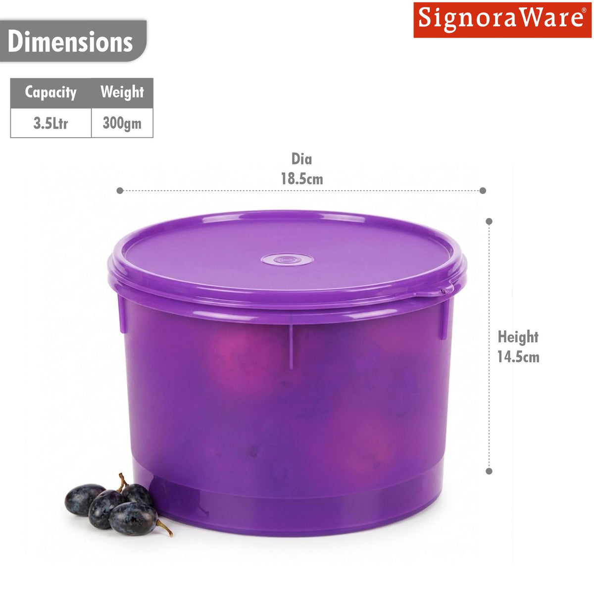 Store Well Container 3.5 Ltr