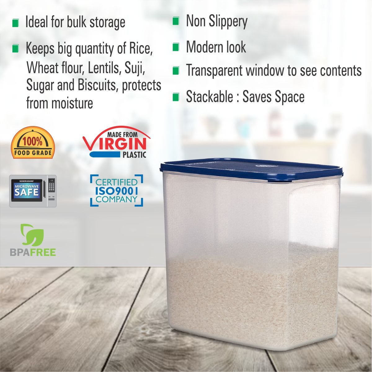 Modular Rectangular Container 12Ltr