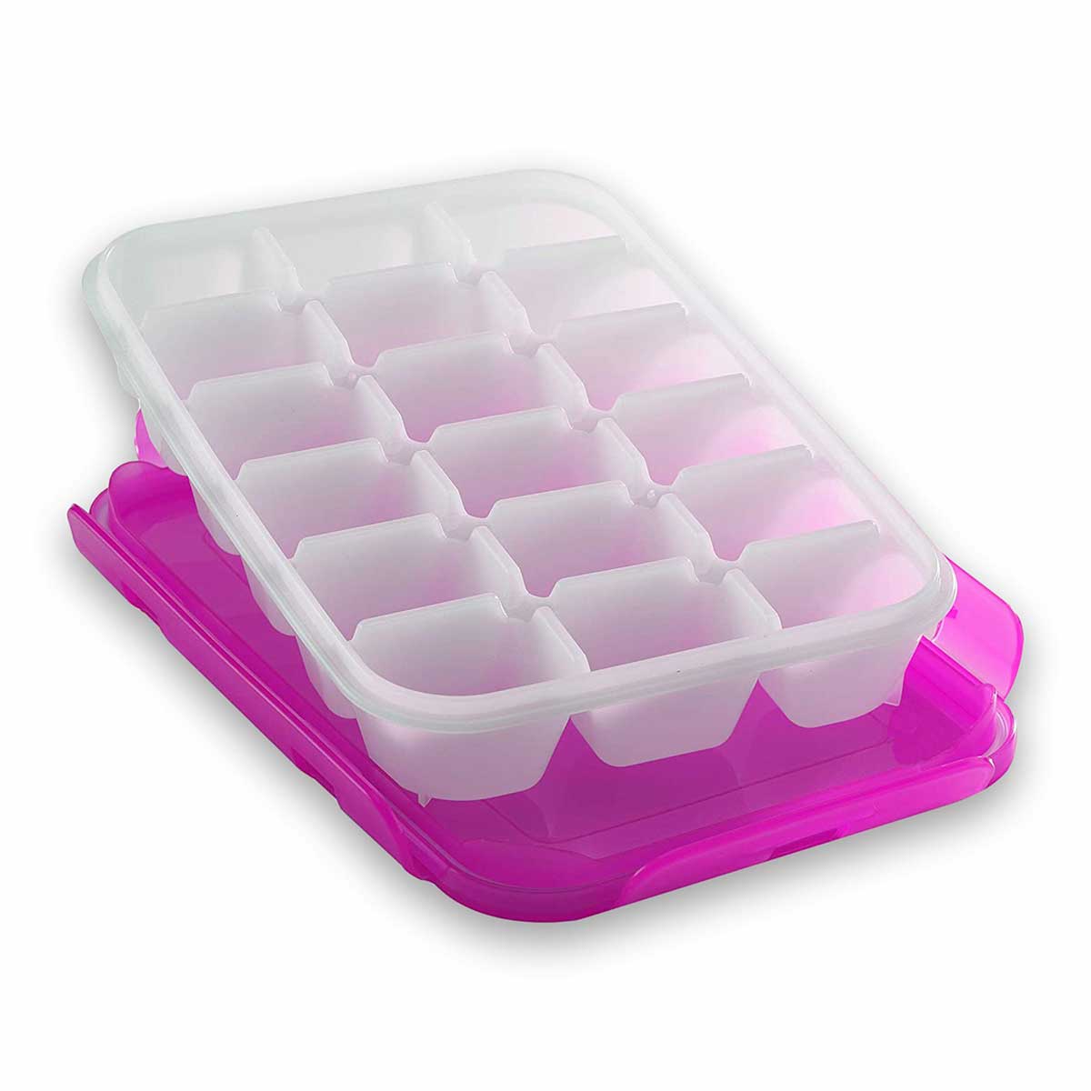 Ice Tray (18 Pcs.) | Ice Cube Trays with Airtight Locking Lids