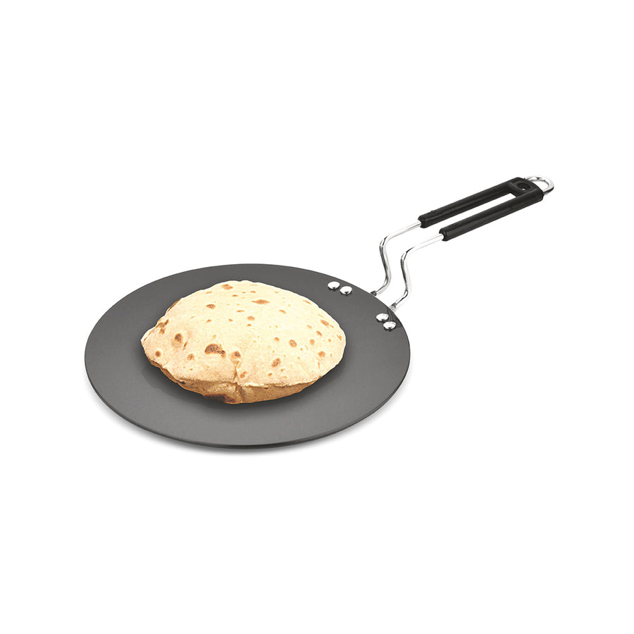 Opulent Hard Anodised Concave Parantha / Roti Tawa 22cm