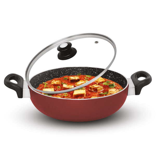 Non-Stick Kadhai 4 Coating 28 Cm