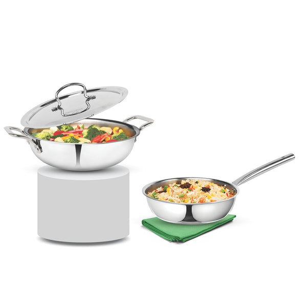ArtistaTriPly(Kadhai 24cm, Lid 24cm, Frypan 22cm)