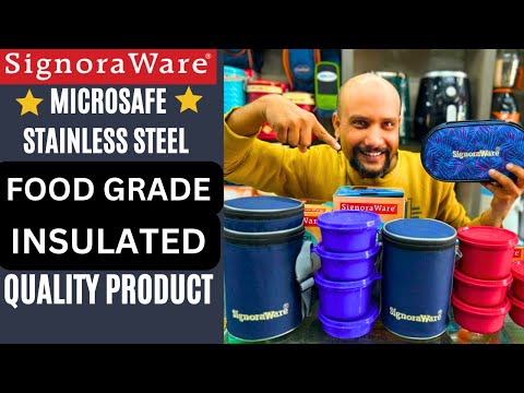 Monarch Executive Medium Microsafe Steel |Microwave Safe Lunch Box (3 Stainless Steel Containers + Insulated Bag) (500ml+350ml+350ml) , Set of 3 | Office Series