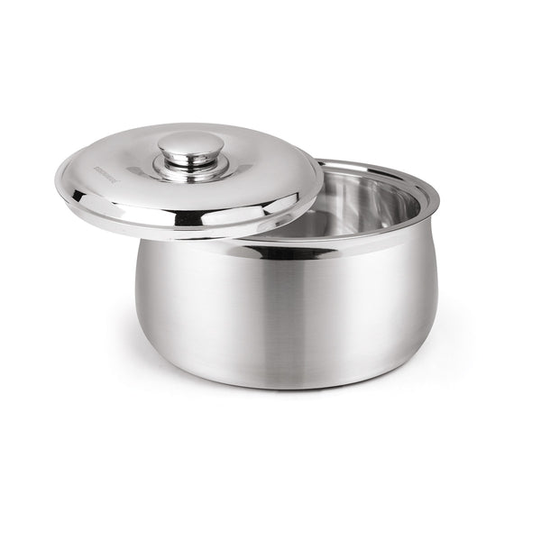 Hot Delight Casserole (3000ml) - Double Wall Stainless Steel Insulated casserole - Keep Food Hot for longer time