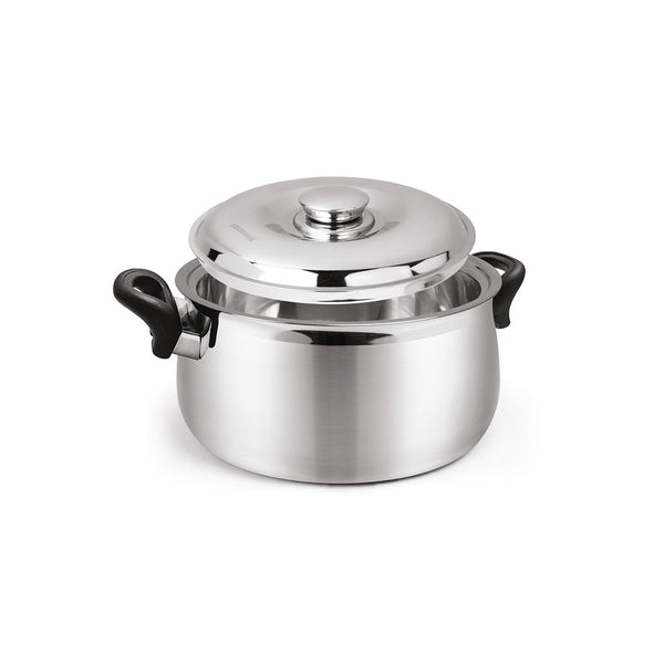 Hot Delight Casserole with Handle (1500ml) - Double Wall Stainless Steel Insulated casserole - Keep Food Hot for longer time.