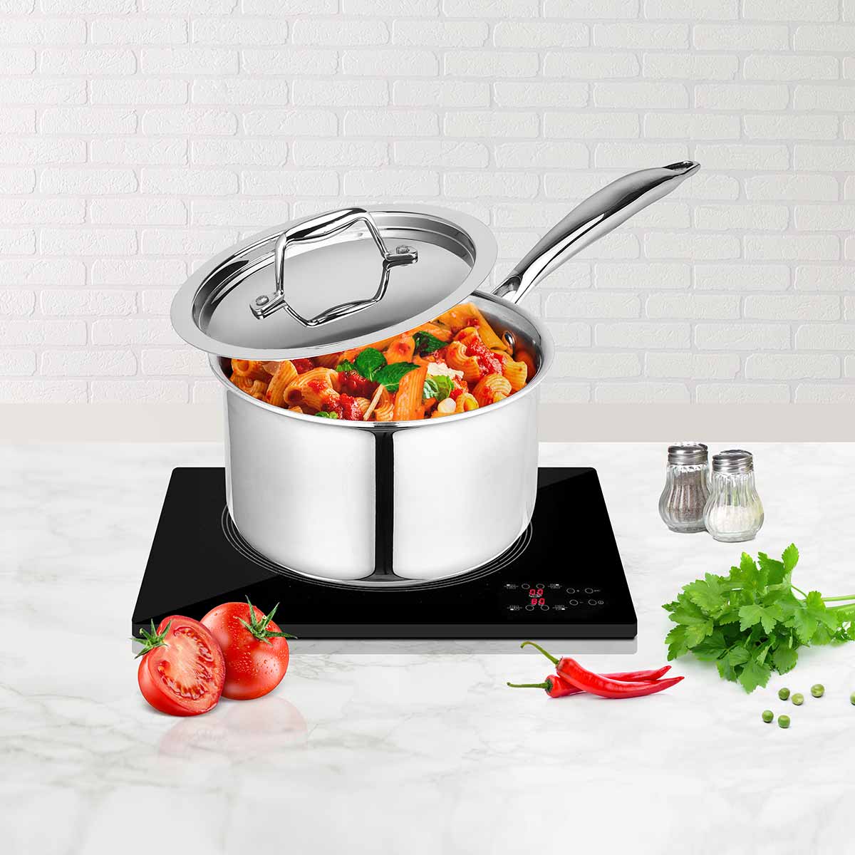 Artista Tri Ply Saucepan with Lid 16cm 1700ml |