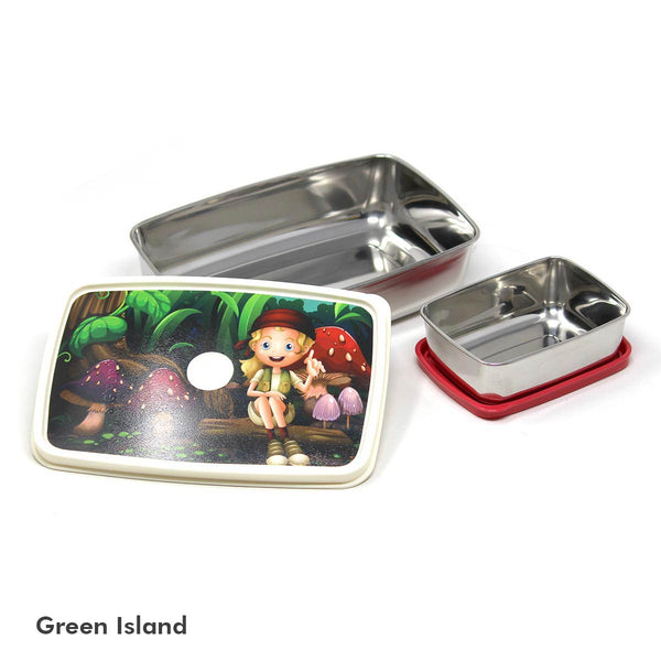 Compact Steel Lunch Box (Small) Printed