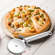 Stainless Steel Pizza Cutter | Super Sharp Pizza Slicer-Rocker with Non-Slip Handle, Easy to Clean.