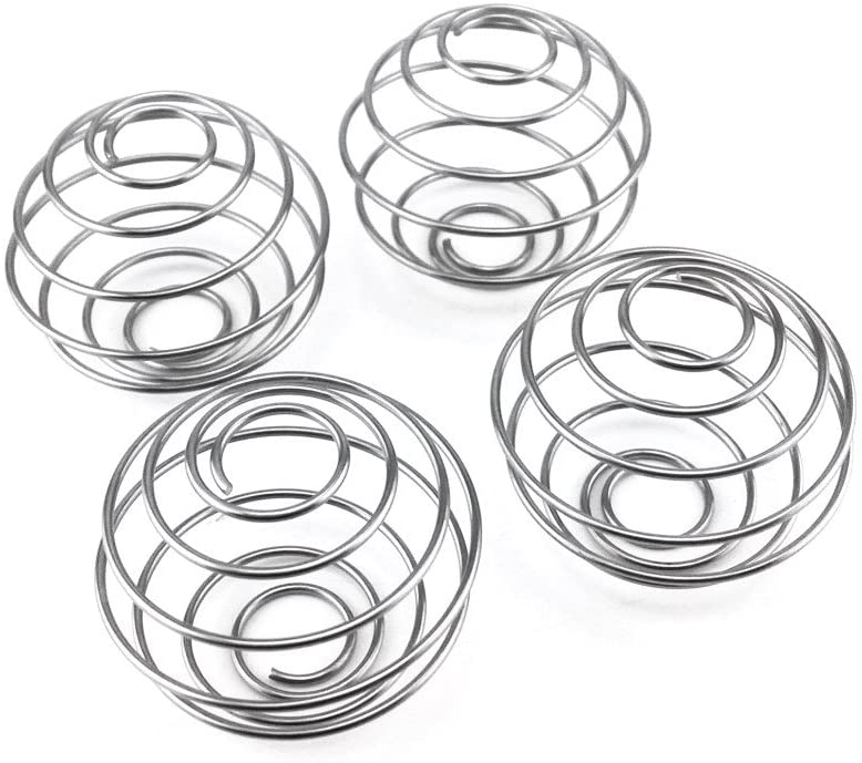 4pcs Stainless Steel Spring Ball Mixing Wire Whisk Ball for Shaker Cup ...